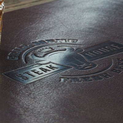 Tepelné razenie loga (slepotlač) do pravej kože -  Primavera