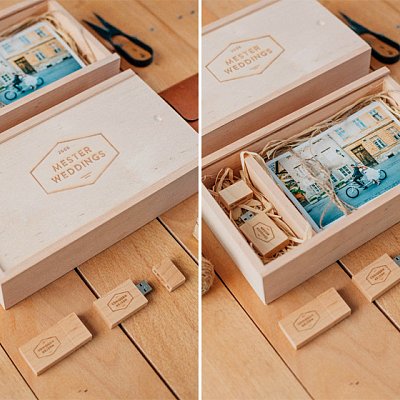 Výroba a gravírovanie krabice z preglejky