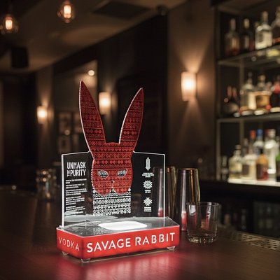 Led Glorifier vyrobený na mieru pre SAVAGE RABBIT