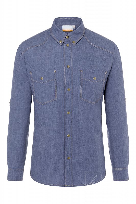 panska-kucharska-kosela-s-golierom-jeans-style