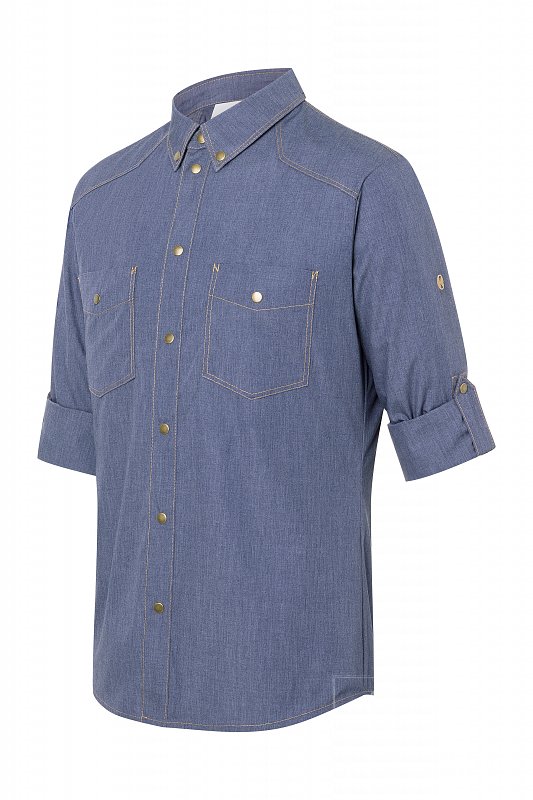 panska-kucharska-kosela-s-golierom-jeans-style